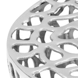 246513 Coffee Table Casted Aluminium 70x30 cm Silver