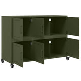 Sideboard Olive Green 100.5x39x72 cm Steel 846744