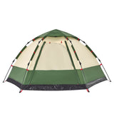 Camping Tent Cabin 4-Person Green Quick Release 4005335