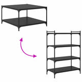 Bookshelf Board 4 pcs Black 80 x 40 x 1.5 cm Engineered Wood 875062