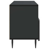 TV Cabinet with Drawer Black 102 x 34.5 x 50 cm Engineered Wood 894446