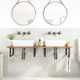 Bathroom Vanity Top Oil Finished 120x50x2 cm Solid Wood Acacia 3279696