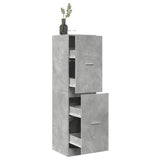 Apothecary Cabinet Concrete Grey 40x41x144,5 cm Engineered Wood 3309639