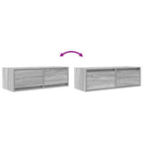 TV Cabinet Grey Sonoma 80x31x25.5 cm Engineered Wood 861518