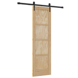 Sliding Door ORKDAL Natural 61 x 198.5 cm Solid Pine Wood 3445593