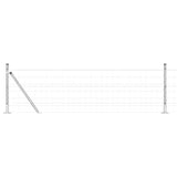 Welded Wire Fence with Concrete Base 50 x 0.4 m 3351047