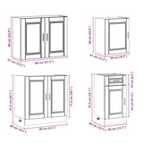 7 Piece Kitchen Cabinet Set Kalmar Artisan Oak Engineered Wood 3314790