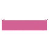 2-Piece Bench Cushions SOEST 2 pcs 100% Polyester Pink 949187