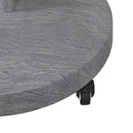 Outdoor Umbrella Base Dark grey wood look 48 x 48 x 32 cm 42010013