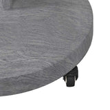 Outdoor Umbrella Base Dark grey wood look 48 x 48 x 32 cm 42010013
