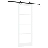 Sliding Door ORKDAL White and Black 83 x 211 cm 3332168