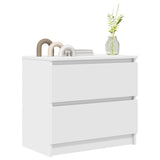 TV Cabinet White 60x35x54 cm Engineered Wood 861778