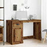 Desk with Drawer Old Wood 50 x 115 x 75 cm Engineered Wood 862822