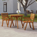 Garden Table 85 cm Solid Wood Acacia 363302
