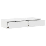 Bed Drawers White 100 x 36.5 x 16.5 cm Engineered Wood 866907