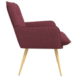 Armchair Wine Red Fabric 42047701