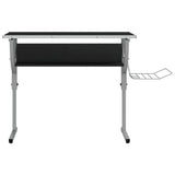 Craft Desk Black&Grey 110x53x cm Engineered Wood&Steel 340929