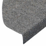 Stair Mats Self-adhesive 20 pcs Grey 65x22.5x3.5 cm 3365911
