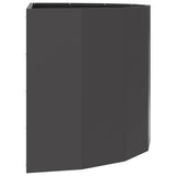 Planter Black 90 x 45 x 50 cm Steel 883710