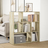 Room Divider Bookcase Sonoma Oak 102x29x103.5 cm Engineered Wood 858050