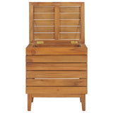 Laundry Basket 40x30x45 cm Solid Teak Wood 289075
