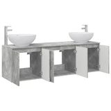 Bathroom Cabinet Set 3 pcs Concrete Grey 49.5 x 44.5 x 65 cm 3405690