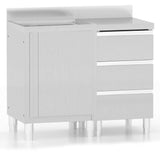 Commercial Kitchen Cabinets 2 pcs Stainless Steel 3083722