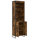 Tall Cabinets Smoke Oak 60 x 36 x 200 cm Engineered Wood 3403030