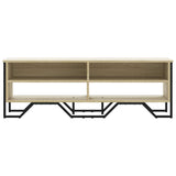 TV Cabinet Sonoma Oak 122x34x41 cm Engineered Wood 848570