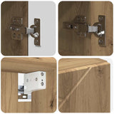 Mirror Cabinet Artisan Oak 59 x 17 x 55 cm Engineered Wood 883373
