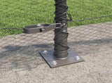 Welded Wire Fence with Concrete Base 50 x 0.5 m 3353681