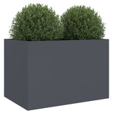 Planter Anthracite 62x47x46 cm Steel 841603