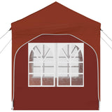 Pop-up Party Tent 192 x 192 x 245 cm Terracotta 42019842