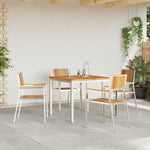Garden Dining Set 5 pcs Brown Solid acacia wood 3334790