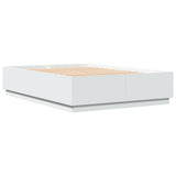 Bed Frame without Mattress White 140x200 cm 3209702