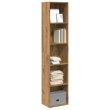 Bookcase Artisian Oak 40x30x189 cm Engineered Wood 857893