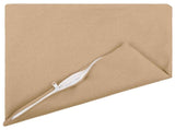 Cushion with Pillow HEERLEN 6 pcs Cream Fabric 926903