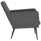 Armchair Grey 61x78x80 cm Faux Leather 351395