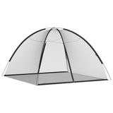 Mosquito Net Mongolia with Doors 220 Mesh Black 200x200x135 cm 4010045
