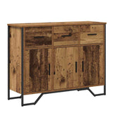 Sideboard with Drawer Old Wood 97 x 32.5 x 74.5 cm 868776