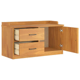 Hallway Bench SANDNES 87x40x50 cm Solid Wood Pine 4010463