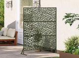 Privacy Screen Olive 100 x 50 x 180 cm Steel 868559