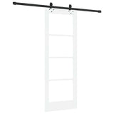 Sliding Door ORKDAL White and Black 73.5 x 198.5 cm 3332184