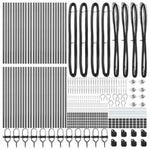 Fence Post Other 52 pcs Silver 3.2 x 3.2 x 100 cm Steel 3350188