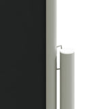 Retractable Side Awning Black 140x1200 cm 318060