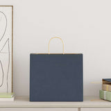 Paper Bags 250 pcs with Handles Blue 32x22x28 cm 4101708