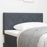 Headboard Height Adjustable Dark grey 100 cm Velvet 42007236