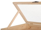 Wooden Large Hamster Cage, Gerbil Cage 4 Layers with Tall Bottom & Storage Shelf T3398P350027