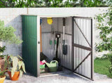 Tool Shed Green Galvanised steel, metal, plastic 88 x 89 x 161 cm 316205