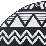 Outdoor Carpet ARAKIL Black 200 cm PP 368536